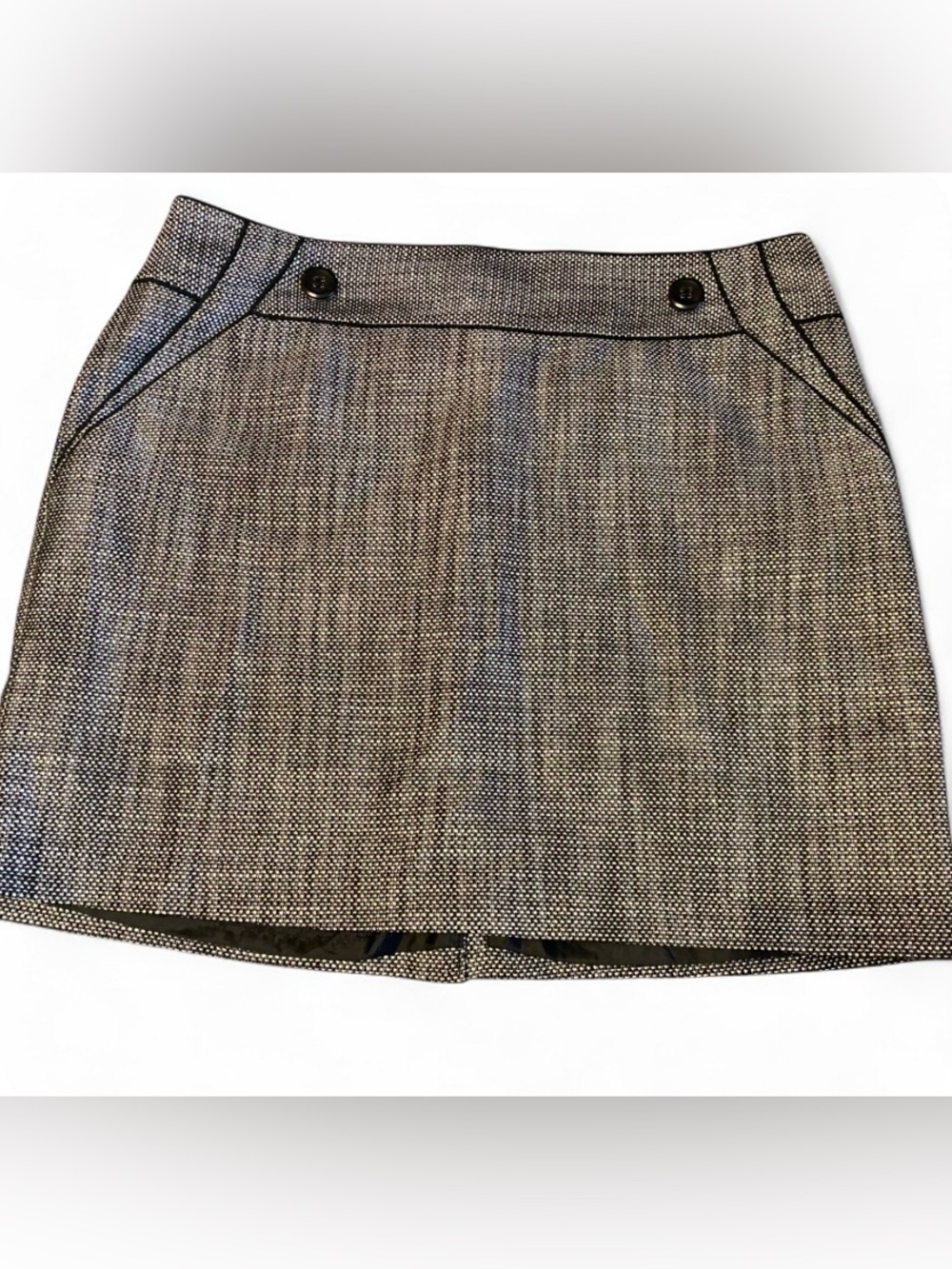 The Limited black white gray shimmer pencil skirt, size 12